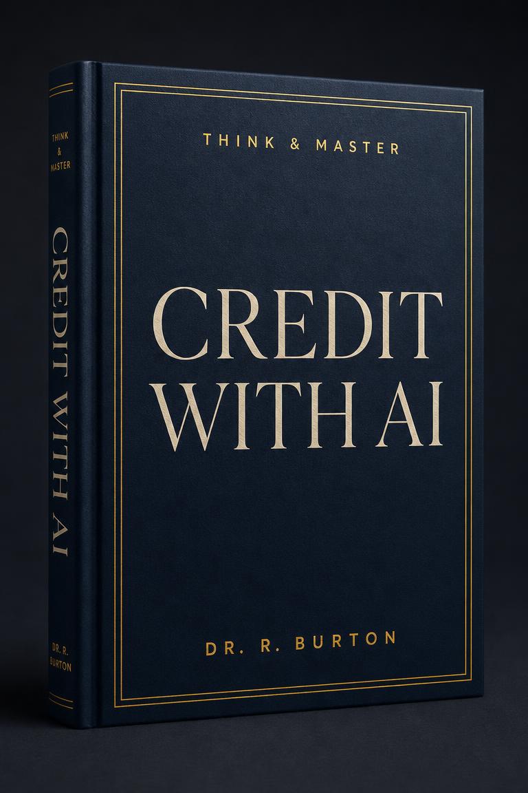 Cover of Think & Master Credit With AI by Dr. R. Burton